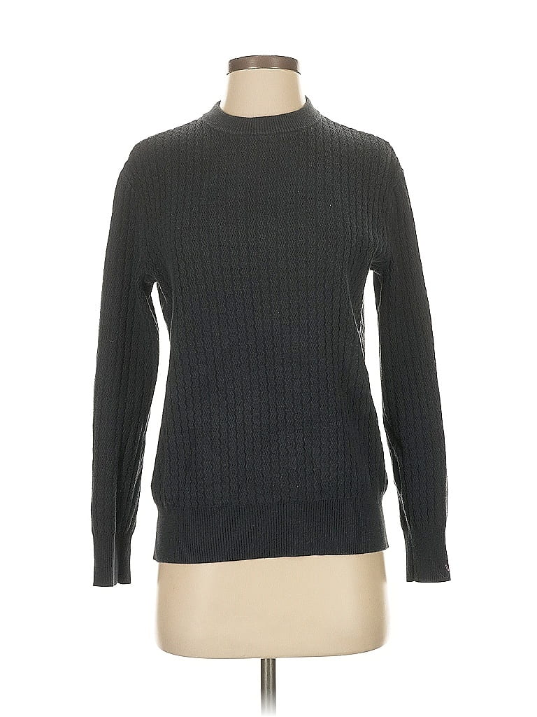 Pre-owned Club Monaco Turtleneck Sweater In Black