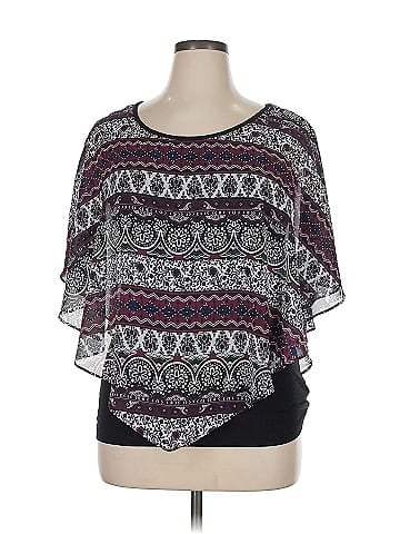 AB Studio Short Sleeve Blouse (view 1)