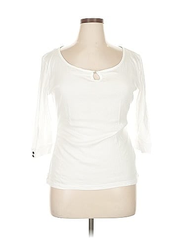 Soho JEANS NEW YORK & COMPANY 3/4 Sleeve Top (view 1)