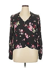 A.L.C. Long Sleeve Silk Top