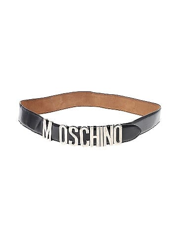 Moschino Leather Logo Belt  (view 1)