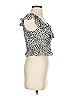 Zara Silver Short Sleeve Top Size XS - photo 5