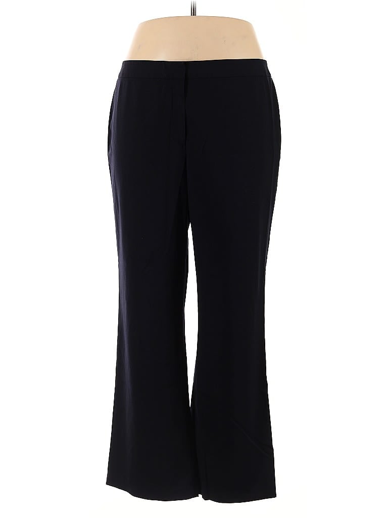 Pre-owned Lafayette 148 Wool Pants In Black