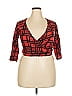 Assorted Brands 100% Viscose Red 3/4 Sleeve Top Size M - photo 1