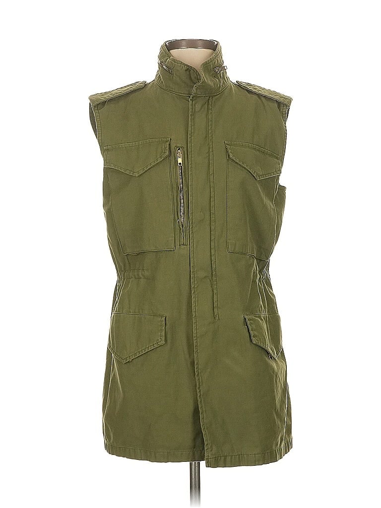 Click to view more detailed imagery on our partner's website Pre-owned Zara Vest In Green