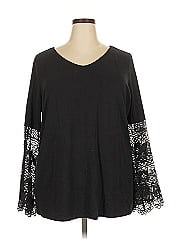 Belle By Kim Gravel 3/4 Sleeve T Shirt