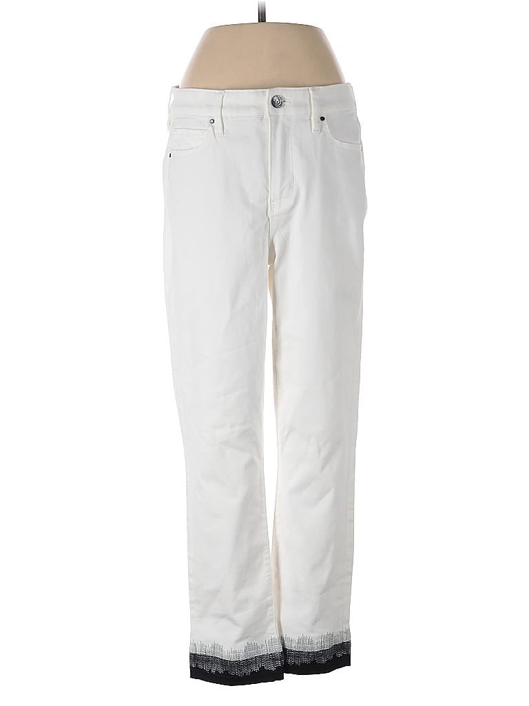 Pre-owned White House Black Market Jeans In White