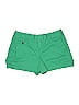 Ann Taylor LOFT 100% Cotton Solid Green Shorts Size 6 - photo 1