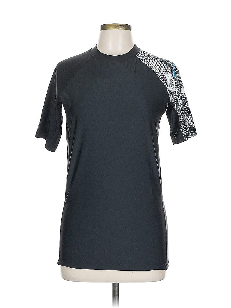 Pre-owned Assorted Brands Active T-shirt In Black