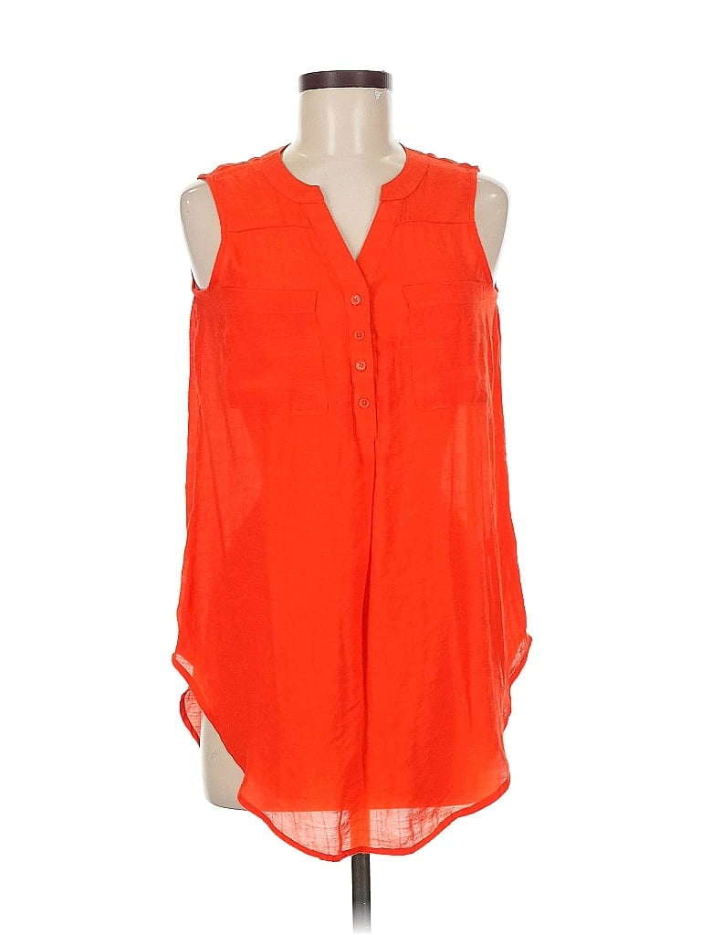 C ESTABLISHED 1946 Pre-owned Sleeveless Blouse In Orange