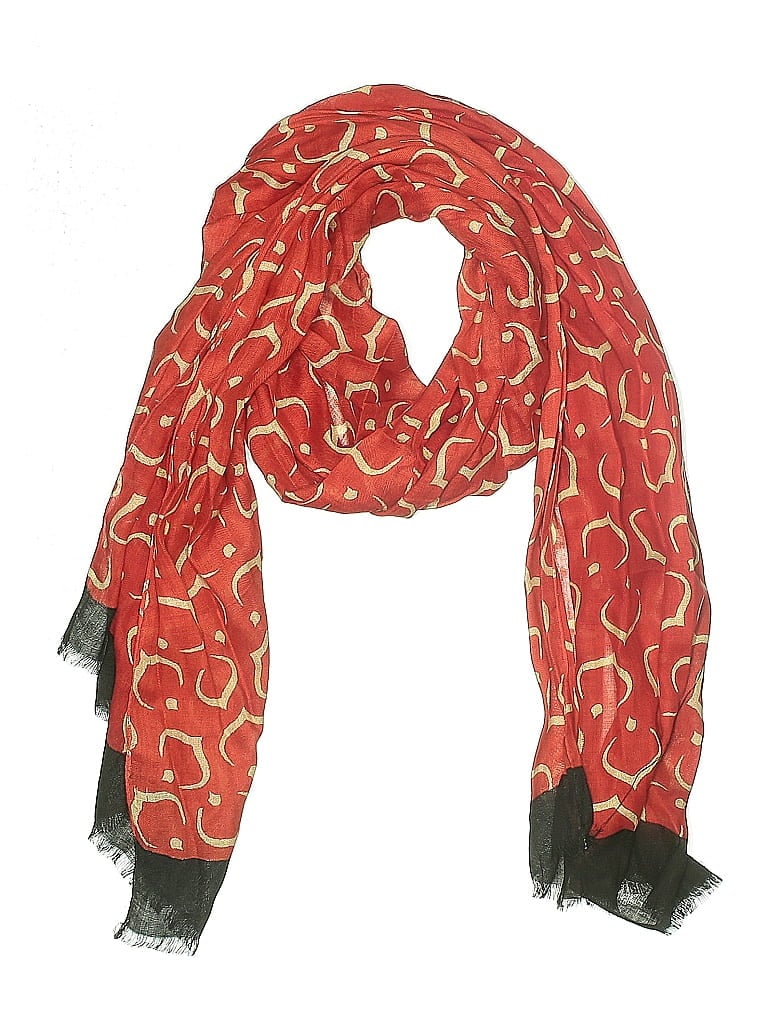 Pre-owned Unbranded Scarf In Red