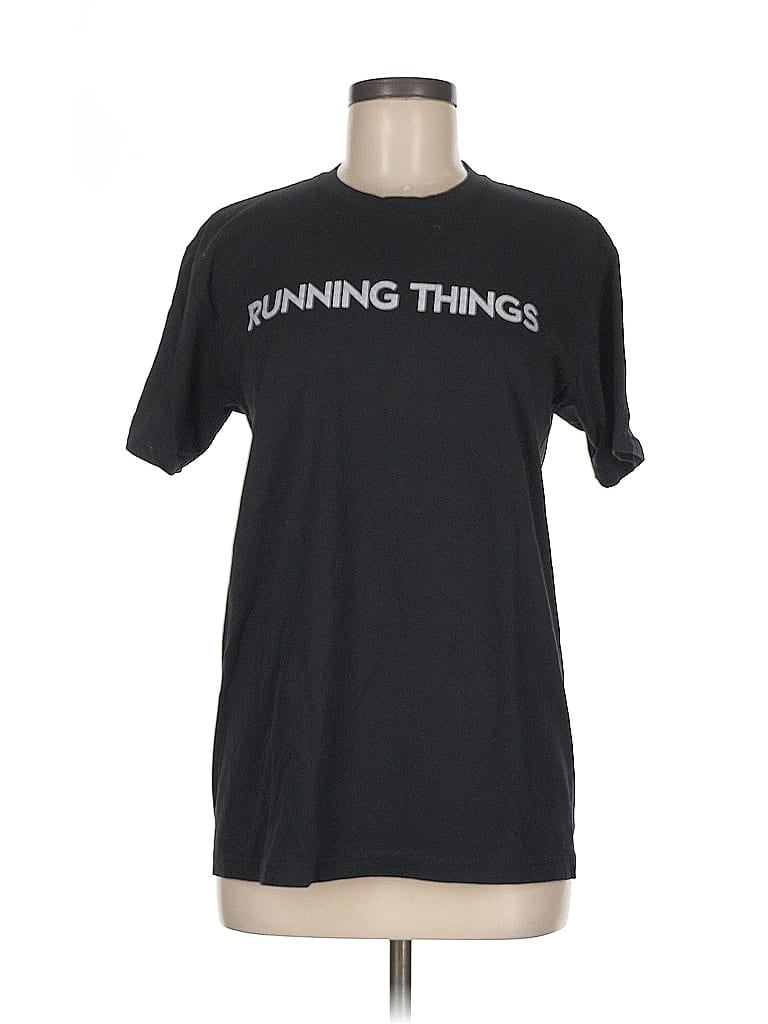 Pre-owned Next Level Apparel Short Sleeve T-shirt In Black