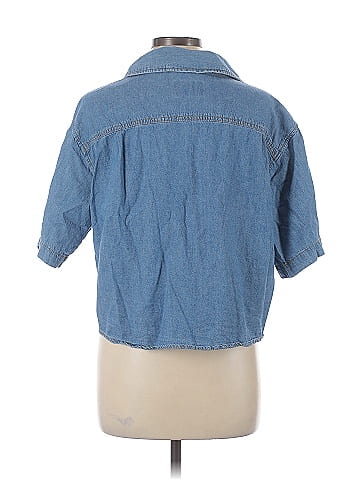 Velvet Heart 3/4 Sleeve Button-Down Shirt (view 2)