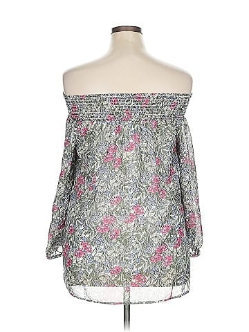 AB Studio 3/4 Sleeve Blouse (view 2)
