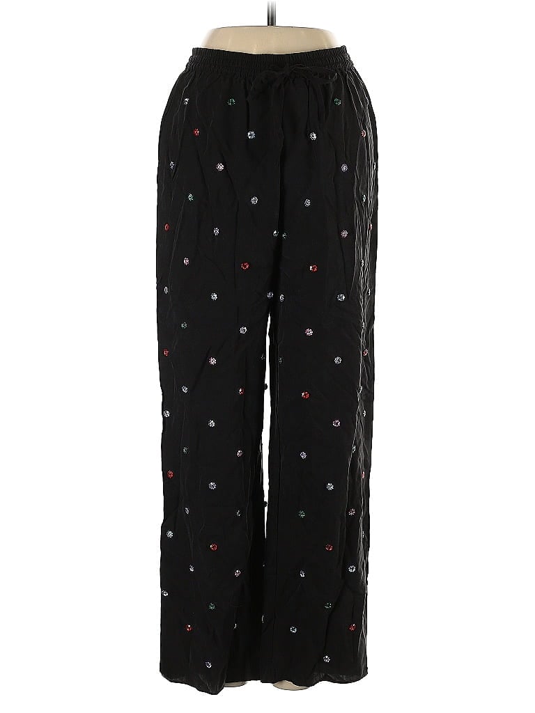 Hill House 100% Lyocell Hearts Black Casual Pants Size XS - photo 1