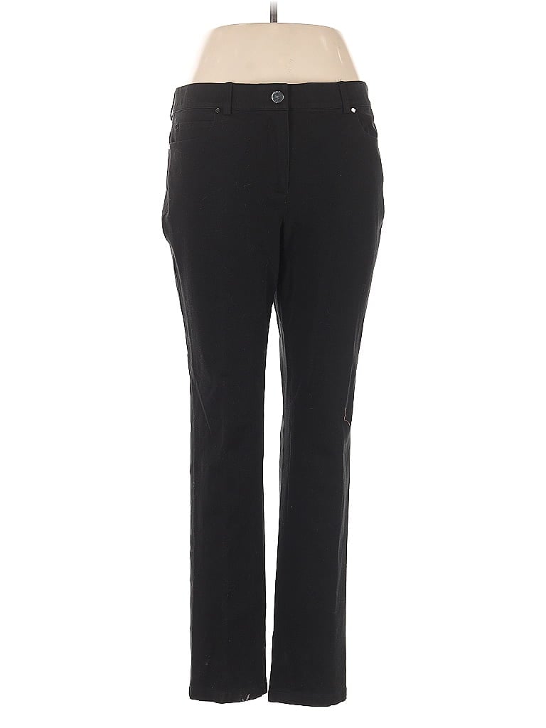 Pre-owned Rafaella Dress Pants In Black