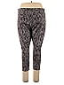 LOGO by Lori Goldstein Animal Print Brown Tan Leggings Size 1X - photo 2