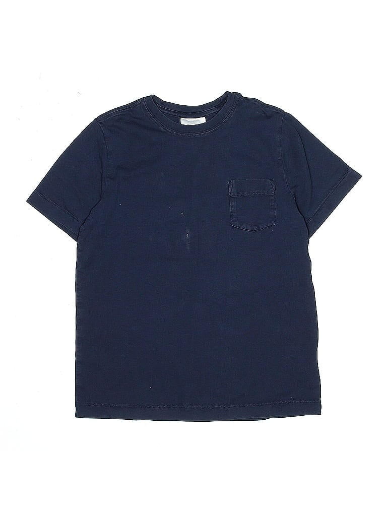 HANNA ANDERSSON Pre-owned Kids' Short Sleeve Top Blue Crew Neck Tops