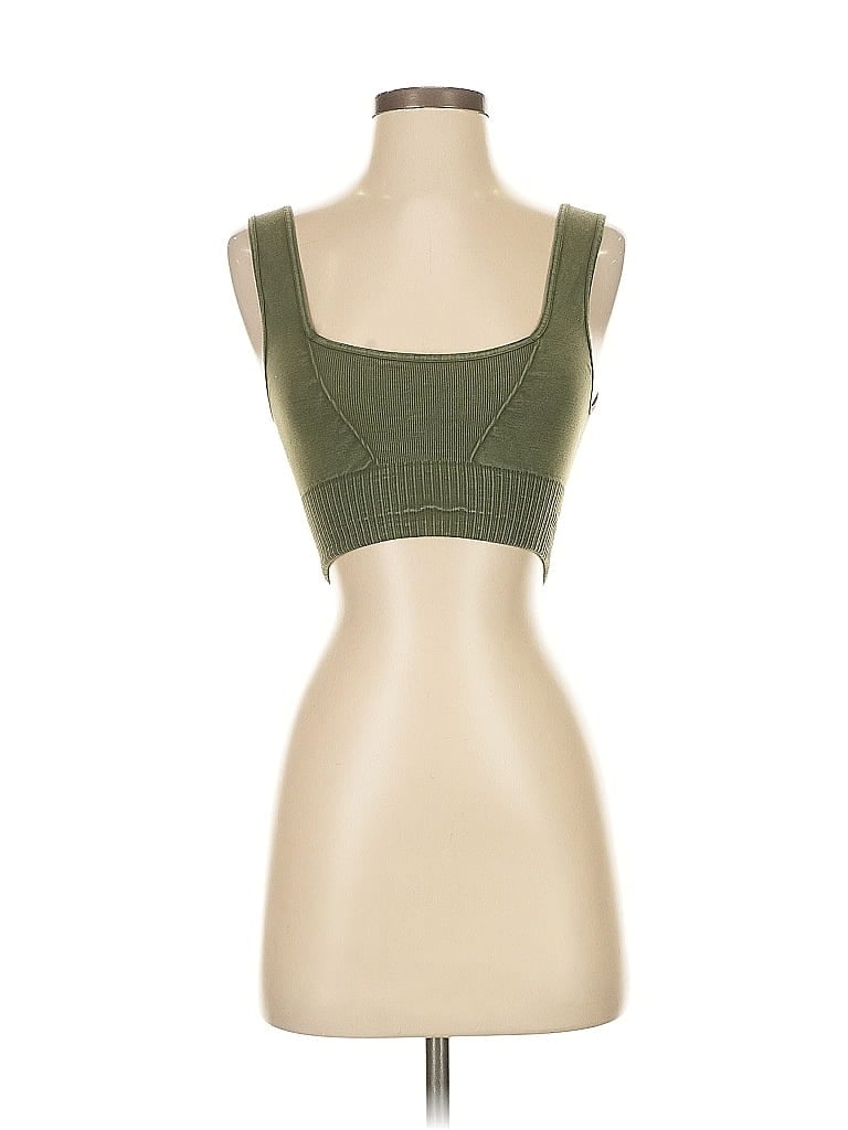 Pre-owned Unbranded Sports Bra In Green