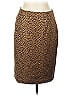Kay Unger Animal Print Brown Casual Skirt Size 12 - photo 1