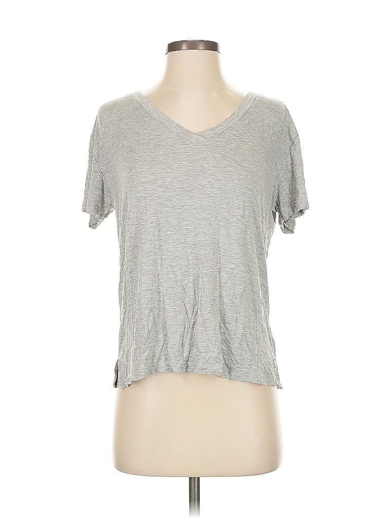 Pre-owned Joyspun Short Sleeve T-shirt In Gray