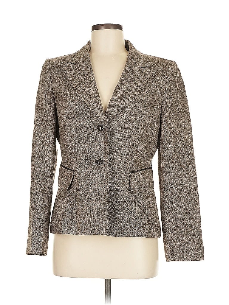 Pre-owned Tahari By Asl Blazer Jacket In Gray