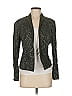 Jessica Howard 100% Rayon Paisley Green Blazer Size 8 - photo 1