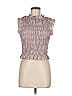 Glam Brown Sleeveless Blouse Size 7 - photo 1