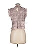 Glam Brown Sleeveless Blouse Size 7 - photo 2