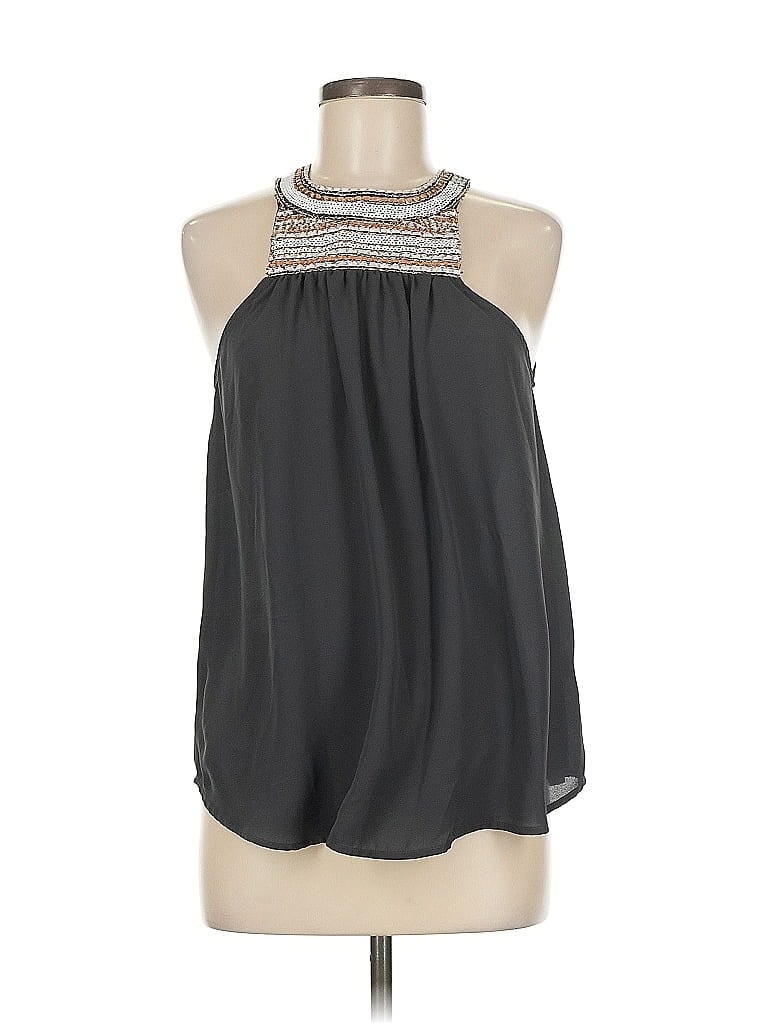 Click to view more detailed imagery on our partner's website Pre-owned Papermoon Sleeveless Blouse In Gray