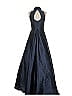 ML Monique Lhuillier 100% Polyester Blue Cocktail Dress Size 4 - photo 2