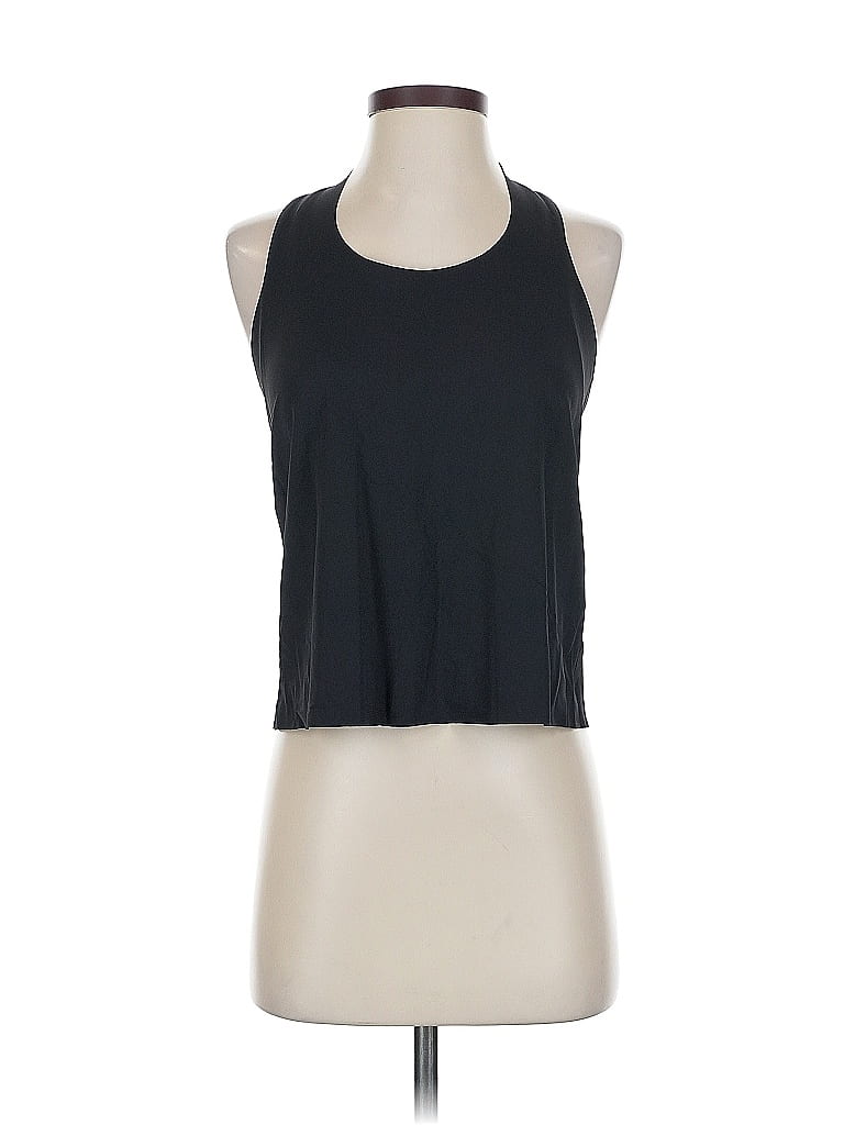 Click to view more detailed imagery on our partner's website Pre-owned Athleta Tank Top Black Halter Neckline Tops