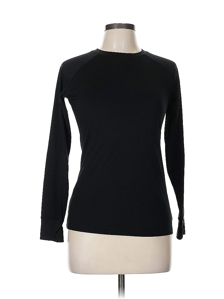 Cuddl Duds Black Long Sleeve T-Shirt Size M - photo 1