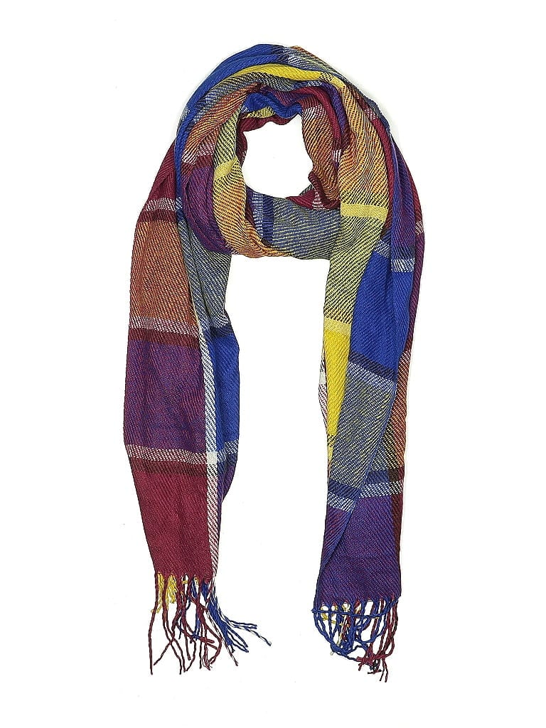 Pre-owned Unbranded Scarf In Burgundy