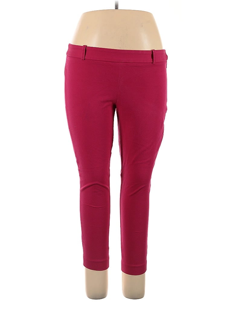 Pre-owned J.crew Factory Store Dress Pants In Burgundy