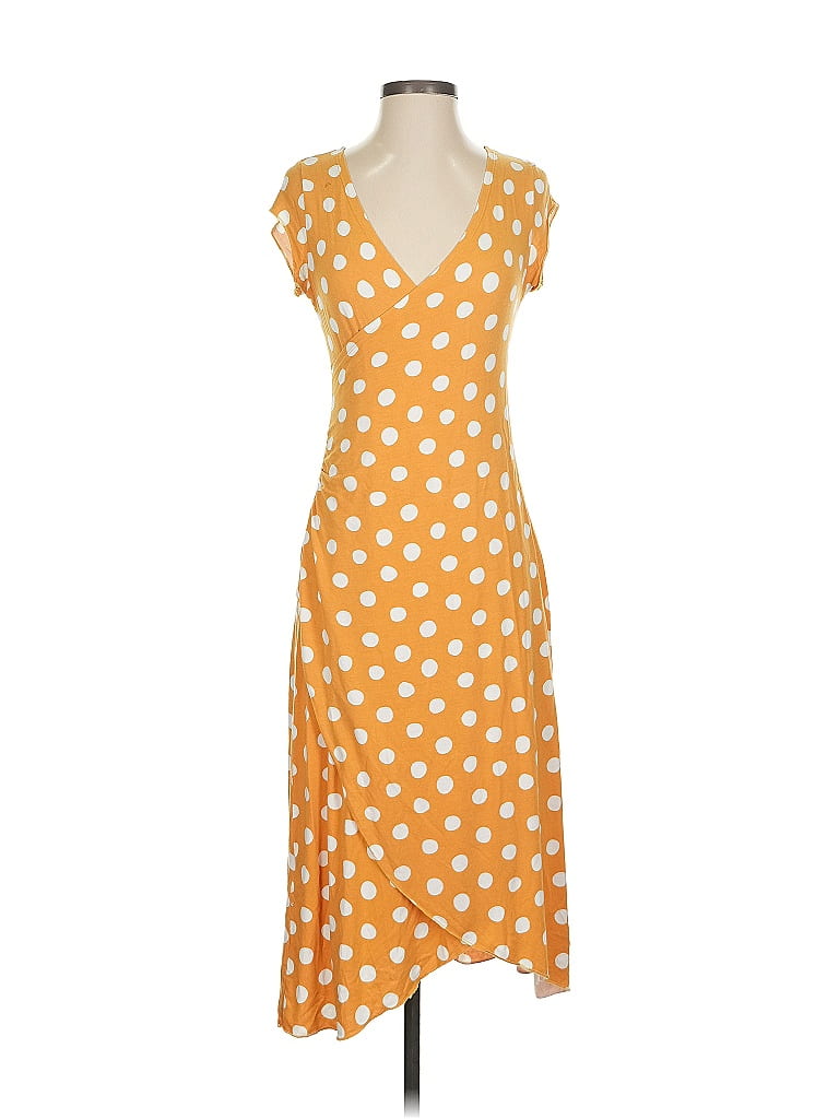 Pre-owned Assorted Brands Casual Dress In Orange