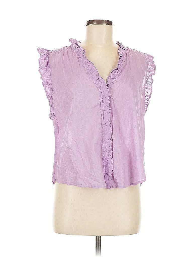 Click to view more detailed imagery on our partner's website Pre-owned Elan Sleeveless Blouse In Purple