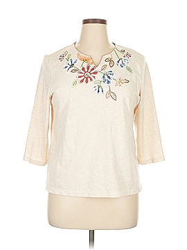 Alfred Dunner 3/4 Sleeve Blouse