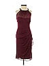 David's Bridal 100% Polyester Burgundy Cocktail Dress Size 0 - photo 1
