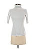 Lilla P 100% Cotton White Short Sleeve Turtleneck Size XS - photo 1