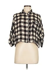 Pol 3/4 Sleeve Button Down Shirt