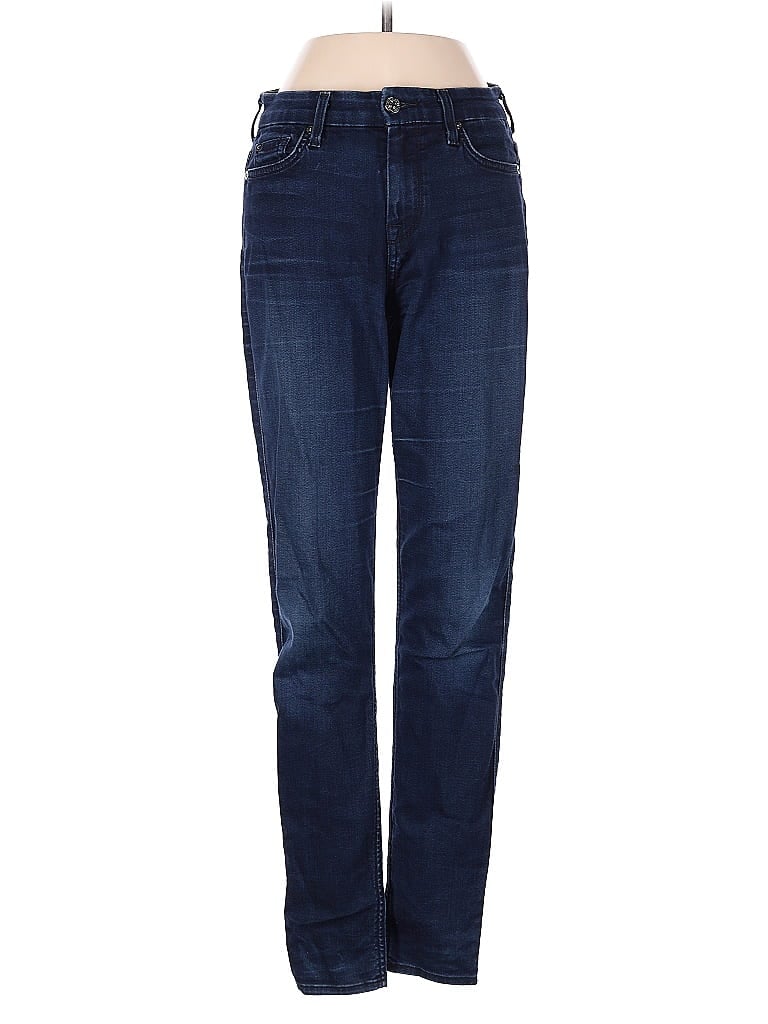 Pre-owned 7 For All Mankind Jeans In Blue