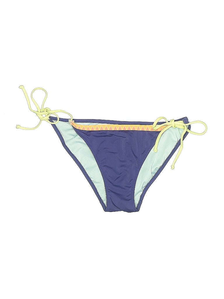 Pre-owned Victoria's Secret Swimsuit Bottoms In Blue
