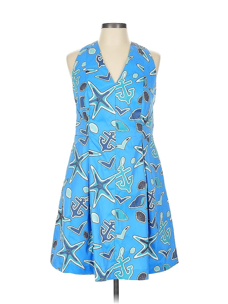 Pre-owned Jade Melody Tam Casual Dress In Blue