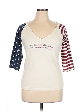 Harley Davidson 3/4 Sleeve T Shirt