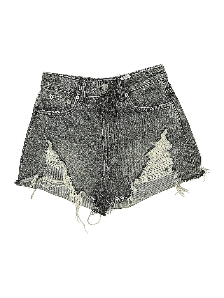 Click to view more detailed imagery on our partner's website Pre-owned Zara Denim Shorts In Gray