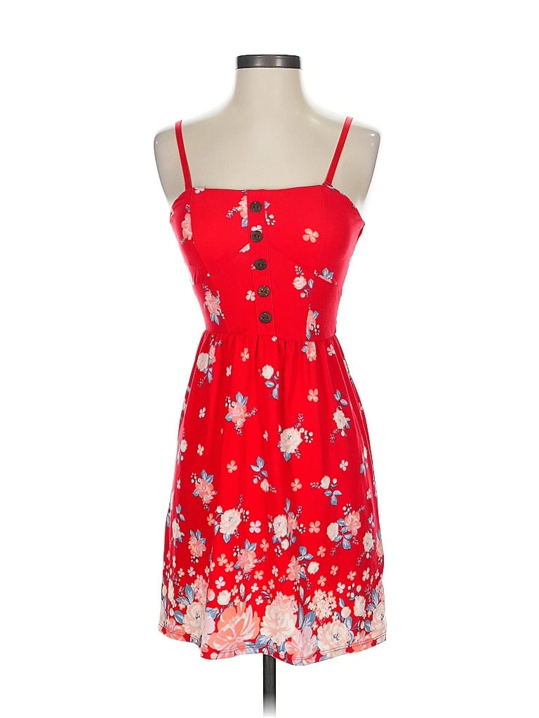 Pre-owned No Boundaries Cocktail Dress In Red
