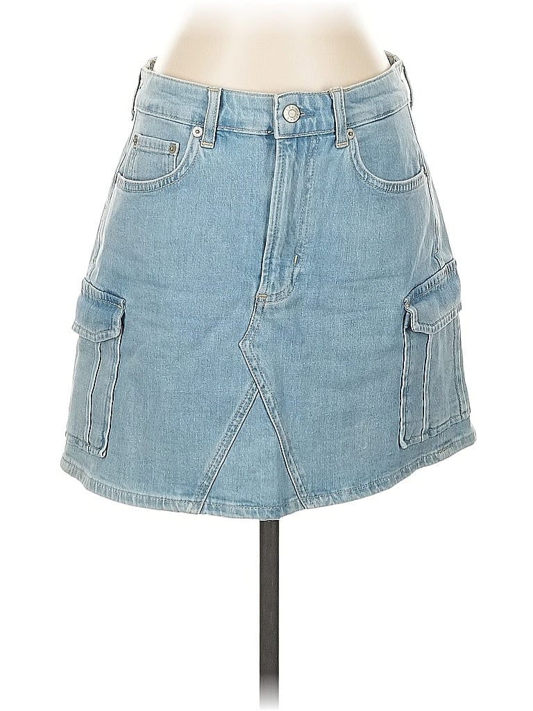 Pre-owned Rails Denim Skirt In Blue