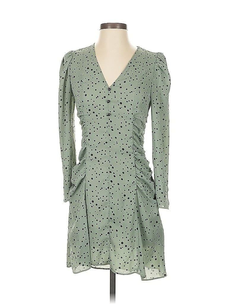 Click to view more detailed imagery on our partner's website Pre-owned Zara Casual Dress In Green