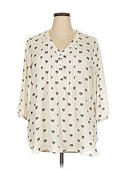 Rose + Olive 3/4 Sleeve Blouse